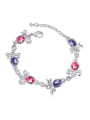 thumb Fashion Oval austrian Crystals-accented Little Bees Alloy Bracelet 3