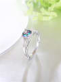 thumb Elegant Colorful Zircon 925 Silver Ring 2