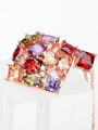 thumb Copper inlaid AAA colorful Zircon Necklace 2