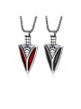 thumb Titanium With White Gold Plated Personality Geometric Men's  Pendants 0