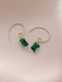 thumb Alloy With Gold Plated Simplistic Geometric Hook Earrings 2