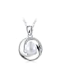 thumb Temperament Geometric Shaped Artificial Pearl Necklace 0