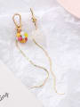 thumb Alloy With Imitation Gold Plated Simplistic Friut Threader Earrings 1