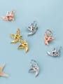 thumb 925 Sterling Silver With  Cubic Zirconia  Personality Paper Crane  Pendants 4