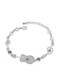 thumb Personalized austrian Crystals Little Guitar Music Notes Alloy Bracelet 3