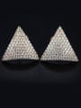 thumb 2018 Triangle Zircon stud Earring 0