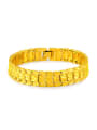 thumb Fashionable Gold Plated Watch Band Shaped Bracelet 0