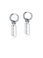 thumb 316L Surgical Steel With Platinum Plated Personality Geometric Clip On Earrings 0