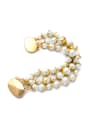 thumb Fashion Generous  Multi Layer Artificial Pearl Alloy Bracelet 0