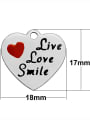thumb Stainless Steel With Classic Heart Charms 2