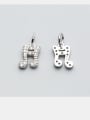 thumb 925 Sterling Silver With Silver Plated Musical note Charms 1
