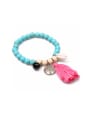 thumb Wooded Beads Creative Tassel Accessories Bracelet 3