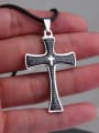 thumb Stainless Steel With trendy Cross Necklaces 1