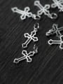 thumb 925 Sterling Silver With Silver Plated Religious Cross Charms 1