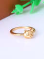 thumb Fashion 16K Gold Plated Cat Shaped Ring 0
