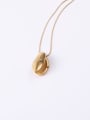 thumb Titanium With Gold Plated Simplistic Geometric Necklaces 3