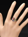 thumb Exquisite Colorful Zircons Statement Ring 1
