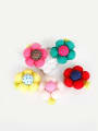 thumb Color Flower Hair Accessories 3