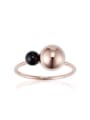 thumb Double Ball Temperament Women Ring 0