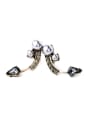 thumb Personality Artificial Pearls Alloy Stud drop earring 0