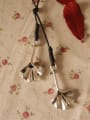 thumb Antique Silver Plated Leaf Shaped Necklace 0