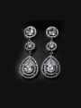 thumb Wedding Party Water Drop Shaped Jewelry Set 2