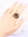 thumb Retro style AAA Resin Cubic Crystals Round Ring 1