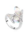 thumb Personalized Shiny austrian Crystals Alloy Ring 3