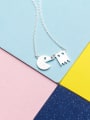 thumb Creative Geometric Shaped S925 Silver Women Necklace 1