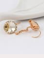 thumb Fashion Austria Crystal Round Earrings 1