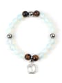 thumb Shining Crystal Natural Stones Elegant Bracelet 2