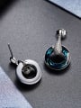 thumb S925 Silver Round Shaped drop earring 2
