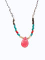 thumb Creative Water Drop Shaped Gemstones Necklace 1