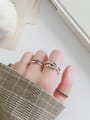thumb 925 Sterling Silver With Silver Plated Vintage Heart Free size  Rings 2
