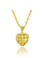 thumb Women Elegant Heart Shaped 24K Gold Plated Necklace 0