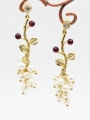 thumb Women Grape Shaped Freshwater Pearl Earrings 2