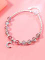 thumb 925 Sterling Silver With a mosaic moon Add-a-bead Bracelets 1