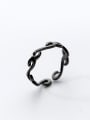 thumb Personality Flower Vine Shaped Open Design S925 Silver Ring 0