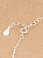 thumb Artificial Pearl Kitten Silver Necklace 2
