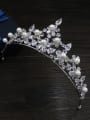 thumb Luxury Shining Artificial Pearls Zircons Hair Accessories 2