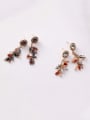 thumb Alloy With Rose Gold Plated Ethnic Round Flower Tassel  Drop Earrings 2