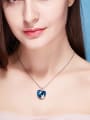 thumb Heart-shaped austrian Crystals Necklace 1