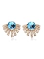 thumb Personalized Fashion Cubic austrian Crystals Alloy Stud Earrings 1