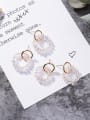 thumb Alloy With Gold Plated Fashion Round Beads Stud Earrings 1