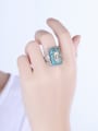 thumb Retro style Personalized Turquoise Ring 1