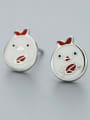 thumb Personalized Little Chick 925 Silver Stud Earrings 2