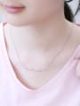 thumb Fashion Simple Silver Women Necklace 1