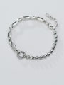thumb 925 Sterling Silver With Antique Silver Plated Vintage Round Bracelets 0