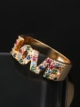 thumb Copper With Cubic Zirconia Fashion Monogrammed Multistone Rings 2