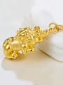 thumb Copper Alloy 24K Gold Plated Classical Beast Necklace 2